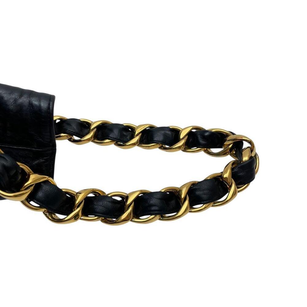 Quality Chanel Lambskin Drawstring Chain Shoulder… - image 7